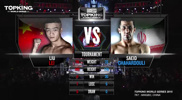TK7 TOURNAMENT: Liu Lei (China) VS Saeid Chahardouli (Iran) (Full Fight HD)